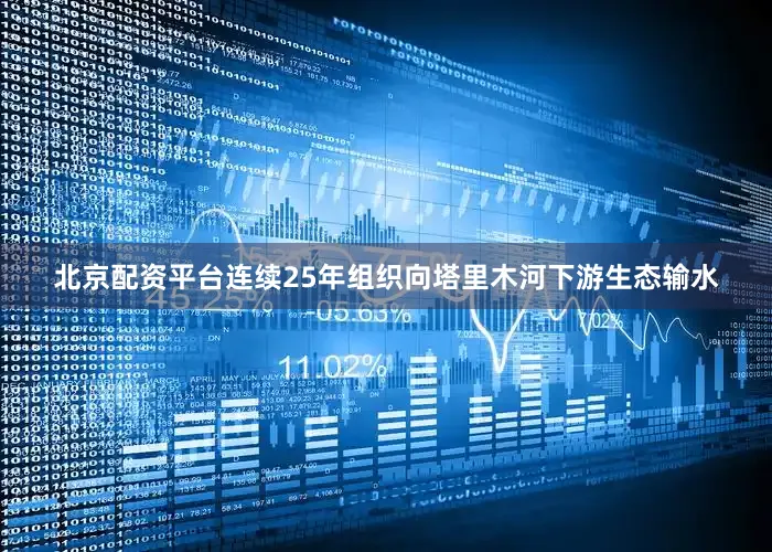 北京配资平台连续25年组织向塔里木河下游生态输水